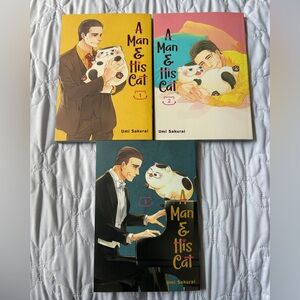 A Man & His Cat Manga Volumes 1-3